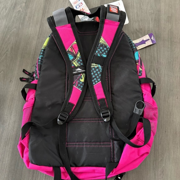High Sierra loop hiking outdoors backpack hot pink NWT - Picture 6 of 12